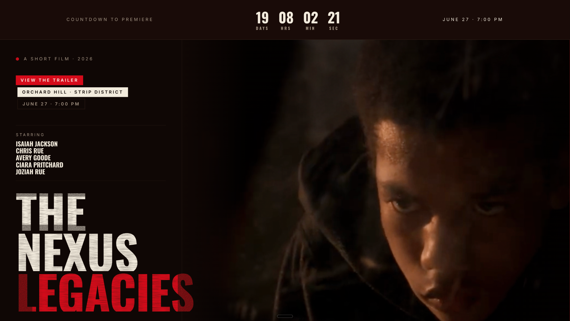Web + Splash Page Design 1